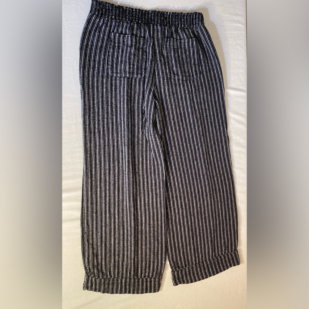Time & True black and white pull on trousers. - Picture 5 of 12